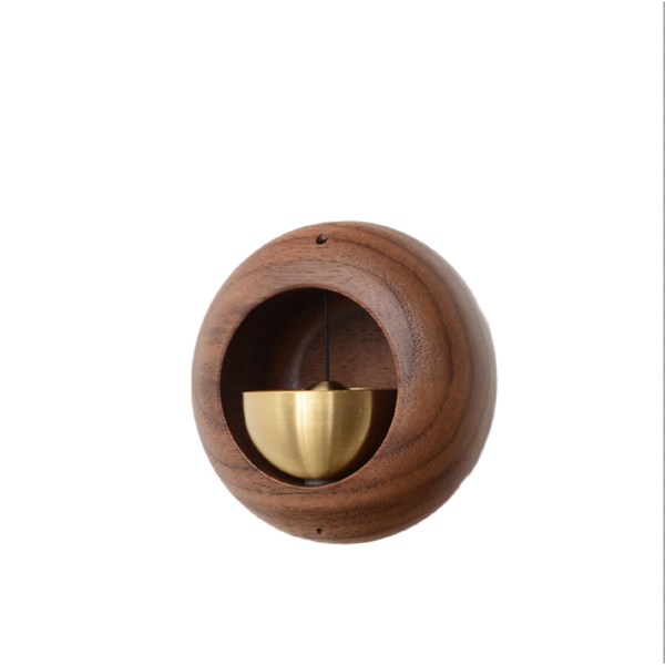  래미리아 문종 현관종 풍경 원목 도어벨 개업선물종, 호두나무 