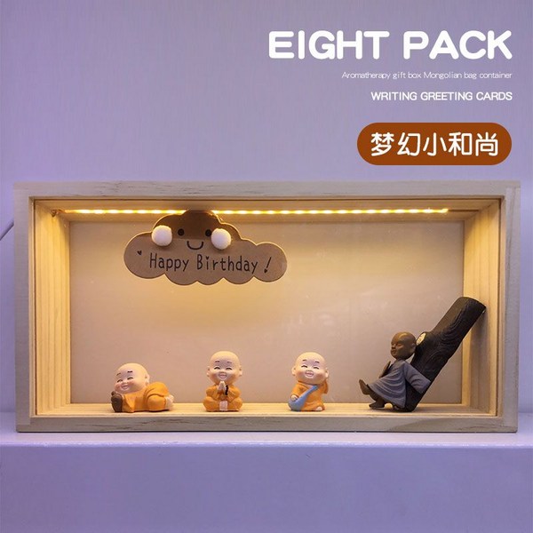  루니트장식장 LED선반 와인 캐비닛 미니멀 선반 벽걸이 벽 레스토랑, 6. 루니트장식장(옵션이미지참조) 