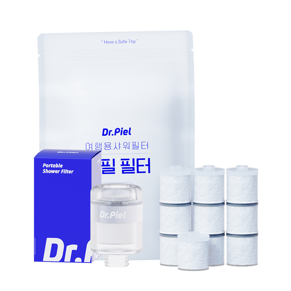  닥터피엘 여행용 샤워기필터 본품 + 리필필터 10EA, 1세트 