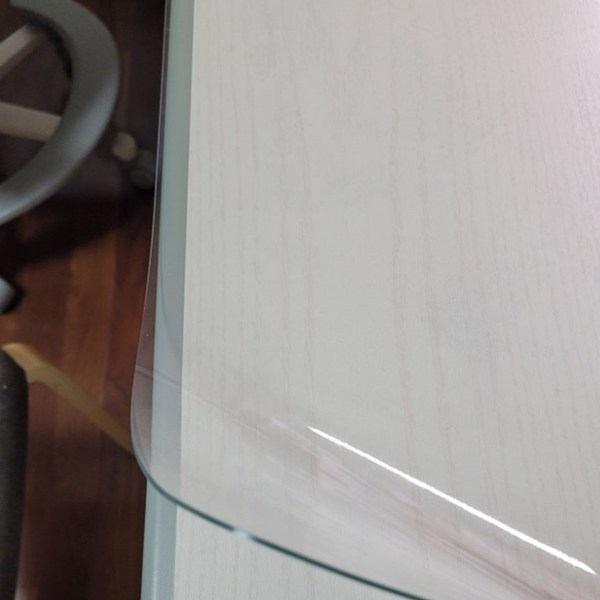  구형 일룸 링키플러스 책상 1400폭 측판형 데스크 반투명 투명 항균 pvc매트, 투명 