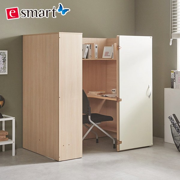  e스마트 1인실 링크 독서실책상, 그레이 