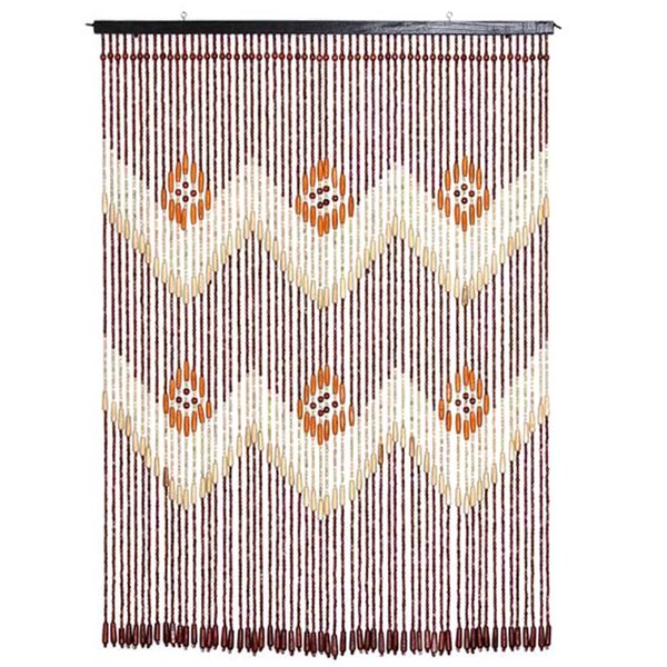  목각 구슬 문발 브라운 업소용문발 장식용발 문발 갈대발 현관문발 창문발 현관발 풀발 블라인드 햇빛가리개 창문가리개 