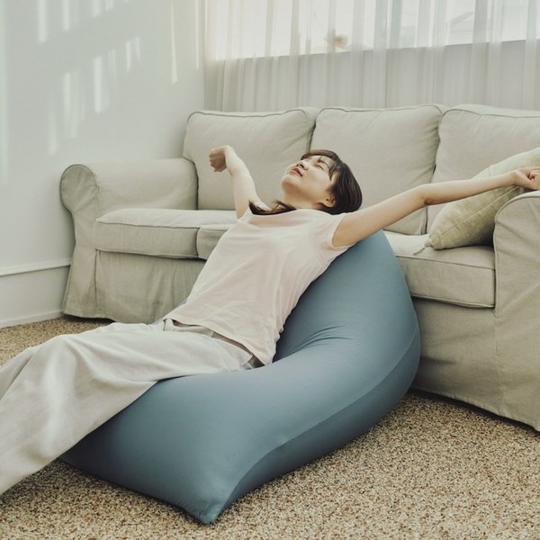 생활특권 쫀득 빈백 쇼파 대형, 그레이