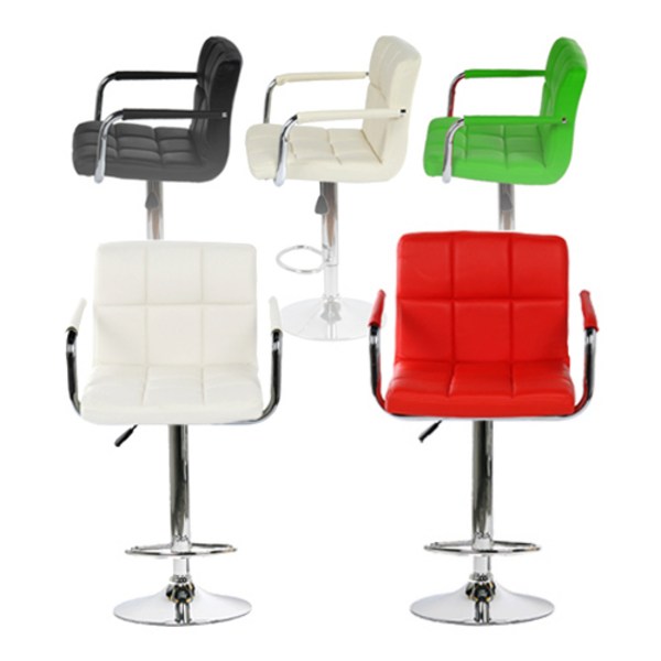  [코리안파워] 320 팔걸이 바텐의자, 320팔걸이 블랙, 1개 