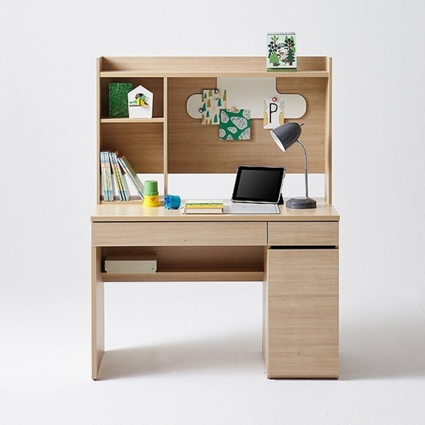 한샘 샘스마트 전면 책상 112.5cm (컬러 택1), 색상:메이플(B)