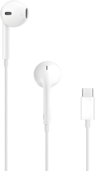 Apple USB-C 커넥터 EarPods, MYQY3ZP/A, 화이트