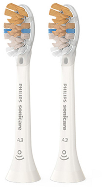 필립스 소닉케어 A3 프리미엄 올인원 칫솔모 화이트 2p, HX9092/67, 1세트