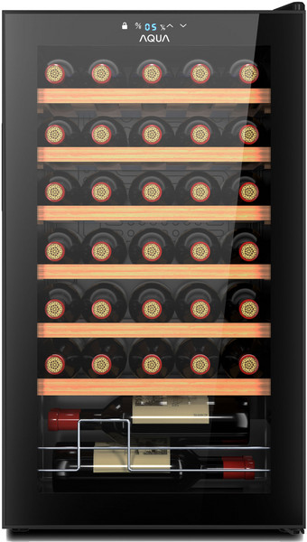 하이얼 아쿠아 와인셀러 HWC85MDB 방문설치 34병, 제트 블랙