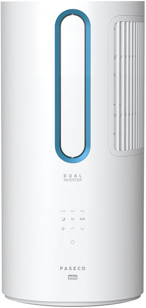 파세코 14.6㎡ 25년형 창문형에어컨 미니 메탈블루 PWA-M3100WM 방문설치, 단품