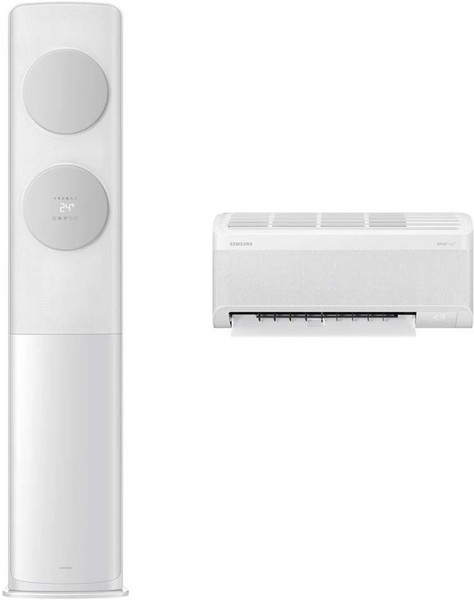 삼성전자 62.6㎡ + 18.7㎡ BESPOKE AI 무풍 클래식 홈멀티형 에어컨 AF70F19D11GRT + 리모컨 세트 방문설치, 일반배관형