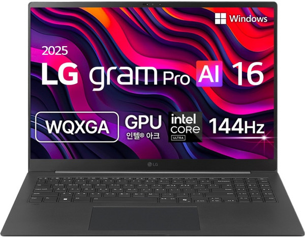 LG 그램 프로 AI 16인치 1239g 초경량 노트북, 인텔 코어 Ultra 5, 강력한 AI 성능, 144Hz 주사율 (16Z90TS-GS50K)