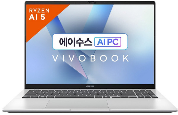 에이수스 2025 비보북 16 라이젠 AI 라이젠 AI 300 시리즈, 쿨 실버, 512GB, 16GB, WIN11 Home, M1607KA-MB175W