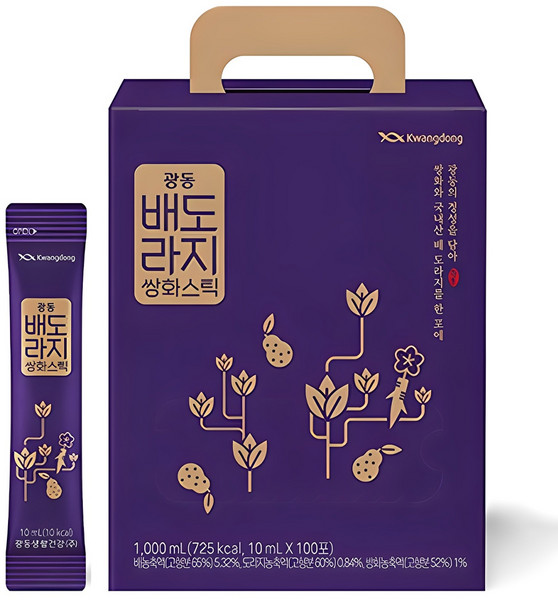 광동 배도라지 쌍화 스틱, 10ml, 100개