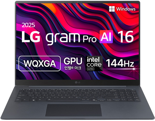 LG전자 2025 그램 Pro AI 16 WQXGA 코어Ultra5 애로우레이크, 타이탄 블루, 256GB, 16GB, WIN11 Home, 16Z90TP-GA5BK