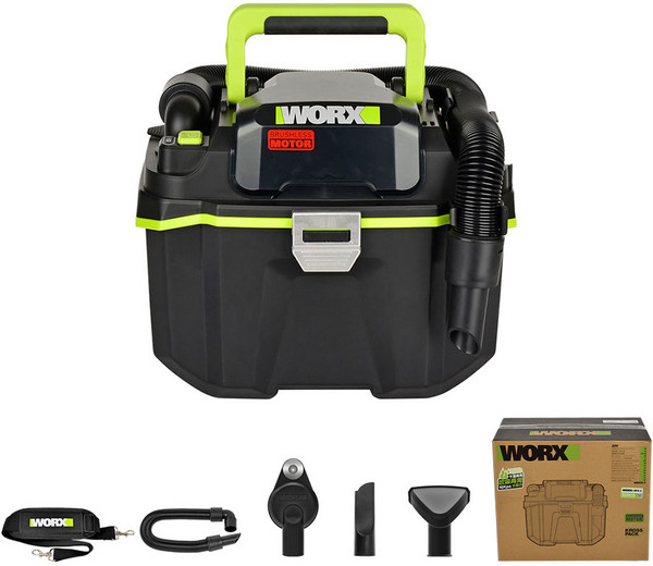 WORX 충전 청소기 20V WU036.9, 1개