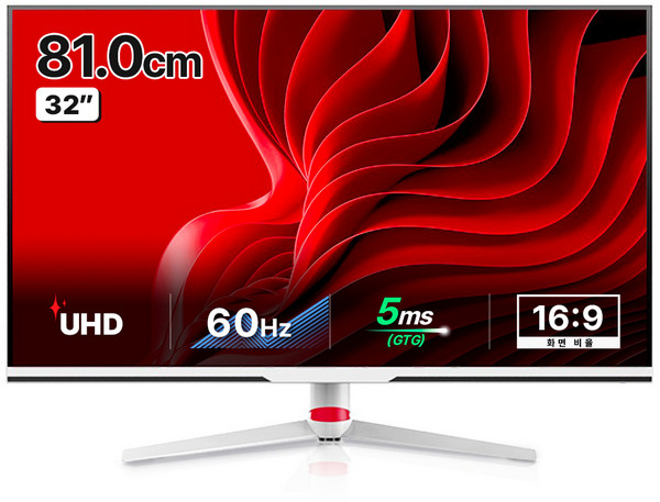 주연테크 4K UHD USB Type C 65W 모니터, 81cm, V32UE-E(일반)