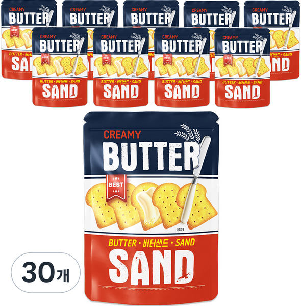 버터 샌드, 60g, 30개