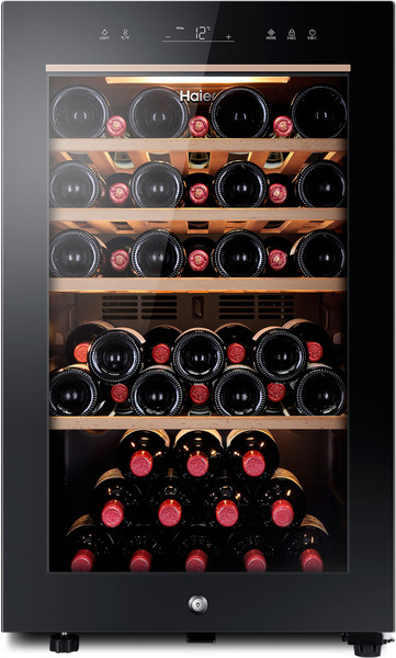 하이얼 와인셀러 HWC120MNB 방문설치 49병, 옵시디언블랙