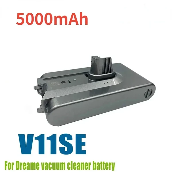 2025 신형 25.2V 5000mAh 교체용 18650 배터리 팩 (드림 V11 무선 진공청소기용), 02 Dreame V11SE-5000mAh