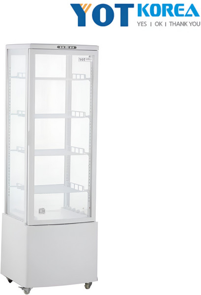 한국와이오티 사면유리 냉장 쇼케이스 RT-235L