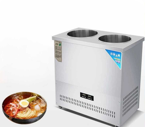 육수냉장고 냉면 육수통 업소용 2구 살얼음 슬러시 냉장고, 단일배럴(75kg(내부배럴304스테인레스스틸)