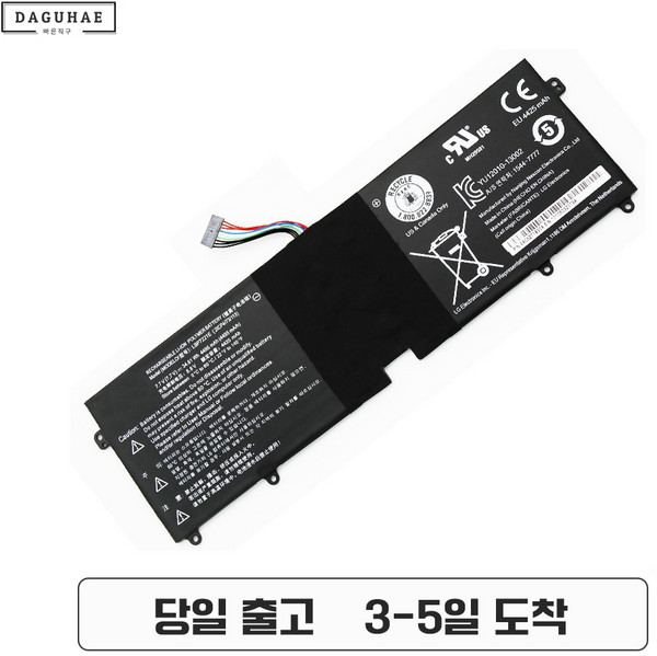 호환 LG 그램 노트북 배터리 14Z960 15ZD975 15Z975 15Z960 LBP7221E LBG722VH, 1개