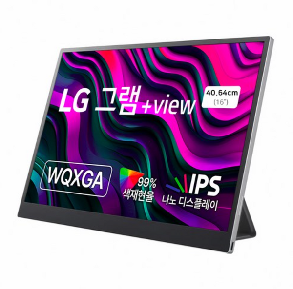 LG전자 WQXGA 그램 +View 모니터, 40cm, LG 16MR70