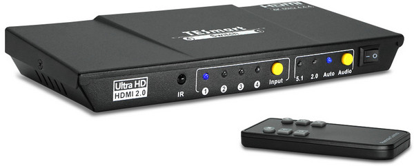 티이스마트 HDMI 2.0 4포트 스위치, HSW0401A1U