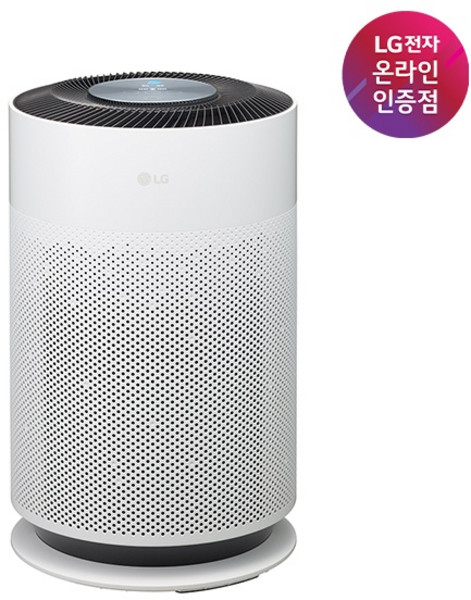 LG 공식판매점 퓨리케어 360도 공기청정기 Hit AS153HWWC 슬림디자인/360도 필터