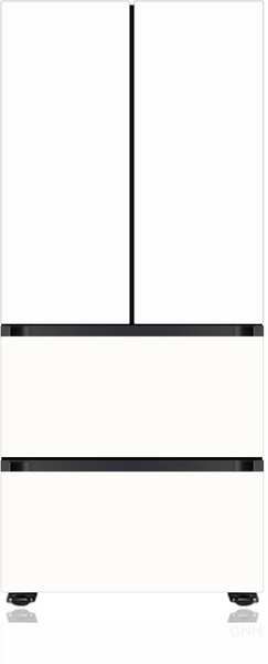 [색상선택형] 삼성전자 비스포크 490L 프리스탠딩 4도어 김치냉장고 AI 김치플러스 방문설치, 에센셜화이트, RQ49DG90X2EW