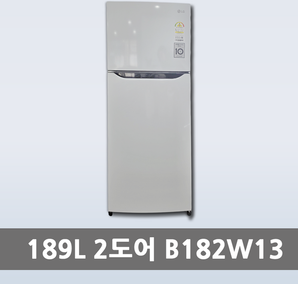 LG전자 2도어 일반냉장고 189L 방문설치, 화이트, B182W13