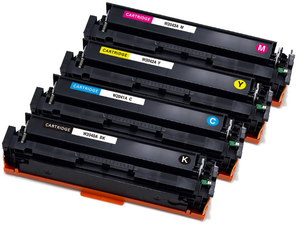 모노테크 HP 호환 W2040A 재생토너 세트 M479fdw M454dn M479dw M480f 416A, 1세트, W2040A4색/재생토너