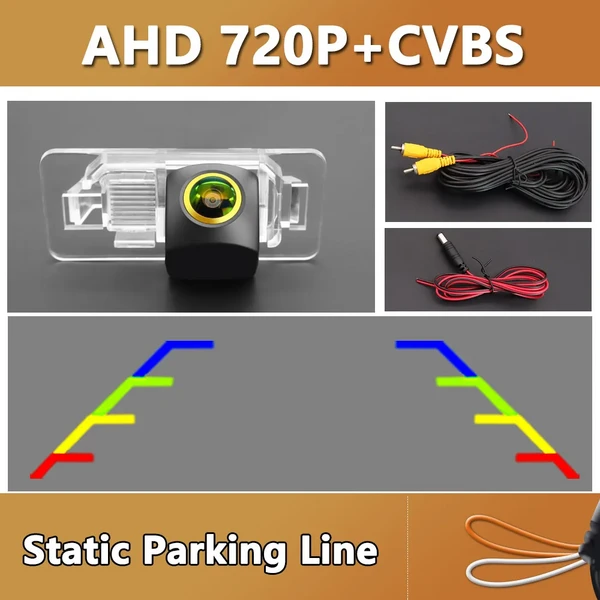 BMW E46 E39 E90 E53 X1 X5 X6 자동차 액세서리 AHD 1080P 후방 카메라 밤 시야 주차 모니터, 02 브라운