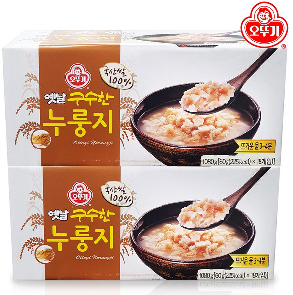 오뚜기 옛날 구수한 누룽지 60g, 36개