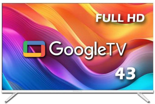 [제주서비스] 화이트 스마트43FHD 109cm 구글TV 익스프레스럭코리아 GTNB430FHD11 제주도 제주/서귀포 당일설치가능, 스탠드형