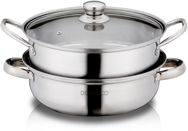 디오바코 럭스 스텐 찜솥 전골냄비 찜기 유리뚜껑 28cm, 단품, 단품