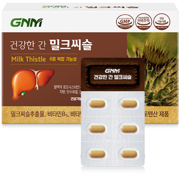 GNM 건강한 간 밀크씨슬, 150정, 1개