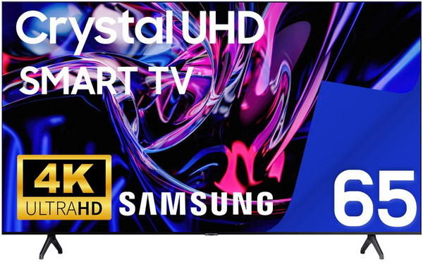 삼성 65인치 165cm 크리스탈 슬림베젤 UHD 4K LED 스마트 TV OTT 유튜브 넷플릭스 디즈니 65TU7000, 방문설치, 스탠드형, 65인치 / 165cm