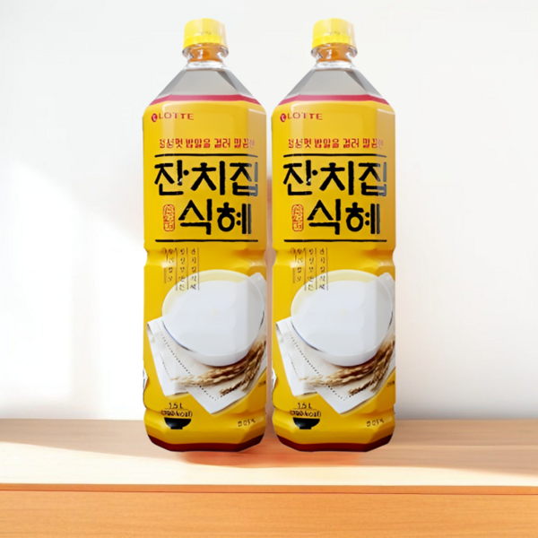 롯데칠성 롯데 잔치집 식혜 1.5L 12PET, 12개
