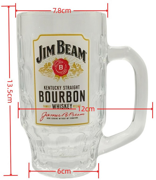 메가 짐빔 700ML 375ML 새로워진 하이볼잔 위스키 700ML 디자인 700M, 킴벌리버번 위스키 트럼펫 1개, 1개