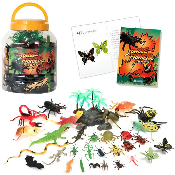 정글 파이터 곤충 피규어, 1세트