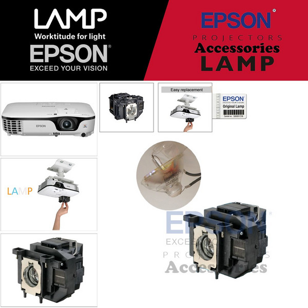 EPSON 프로젝터램프 ELPLP67/EB-X14 교체용 순정품 일체형램프 당일발송, 1개