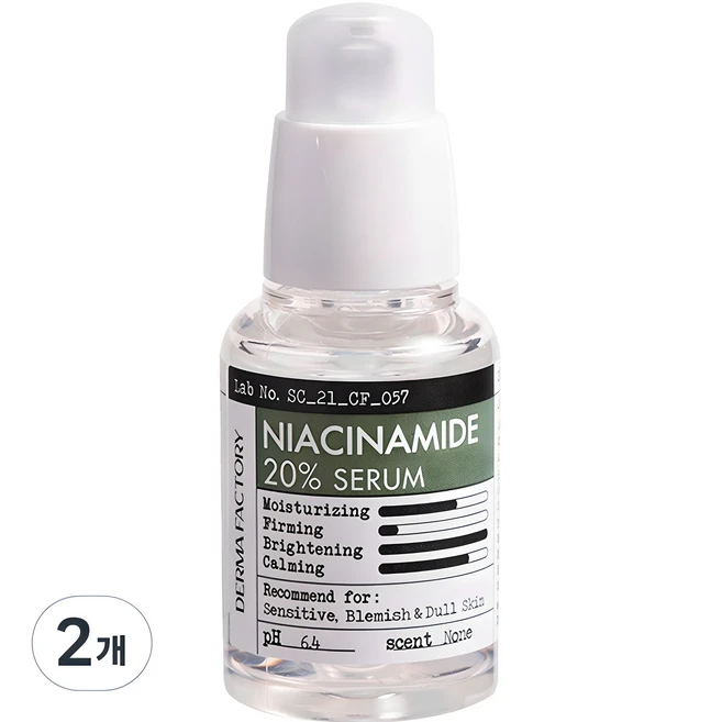 더마팩토리 나이아신아마이드 20% 세럼, 30ml, 2개