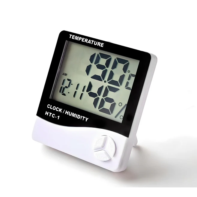 코리아원 디지털 온습도계 탁상형 HTC-1, 1개, 혼합색상