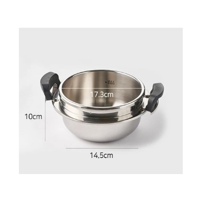소댕 통3중 압력밥솥 3인용, 2.2L, 혼합색상, 1개