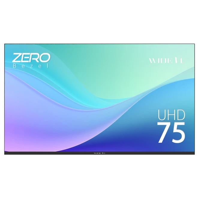 와이드뷰 4K UHD LED 191cm 고화질 TV 방문설치, 190cm(75인치), EKW75UT1, 벽걸이형