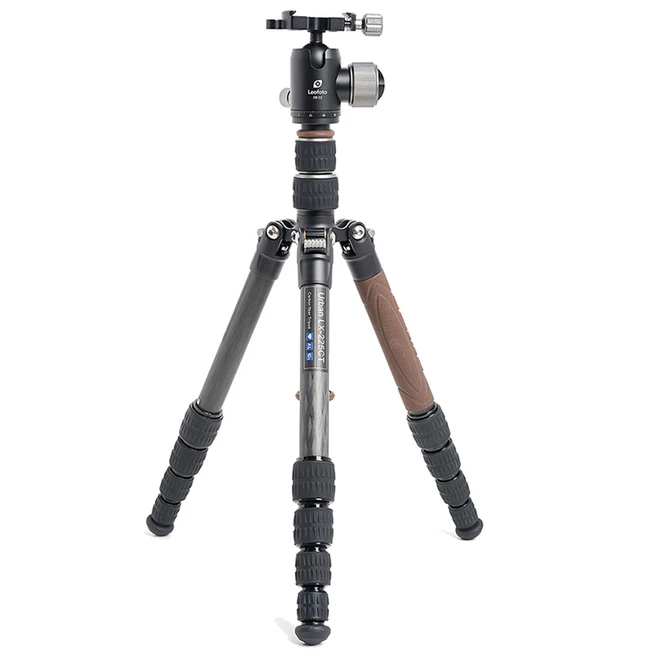 레오포토 10X 카본삼각대 트래블러, LX-225CT+XB32Q(브라운), 1개