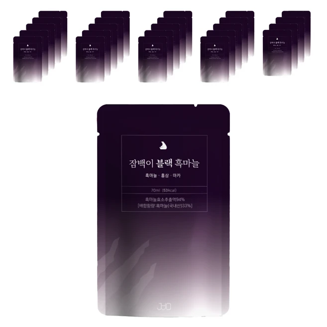 잠백이 블랙 흑마늘 30P, 2.1L, 1박스