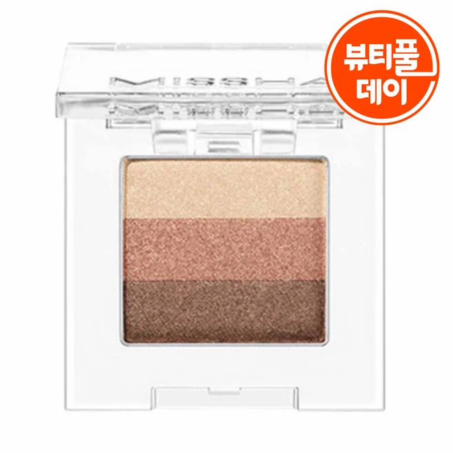 미샤 트리플 섀도우 2g, 3호 모카 베이지, 1개