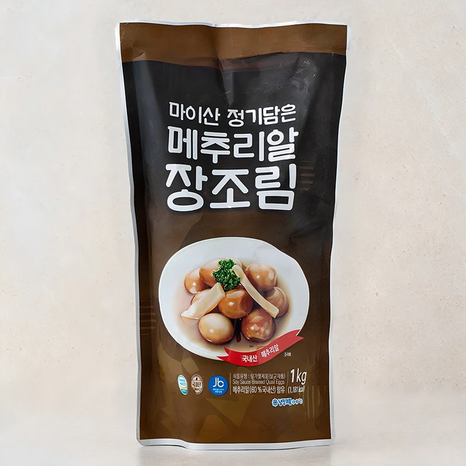 늘푸른 마이산 정기담은 메추리알 장조림, 1kg, 1개